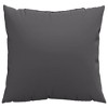 vidaXL Throw Pillows 4 pcs Anthracite 19.7"x19.7" Fabric - 3 of 4
