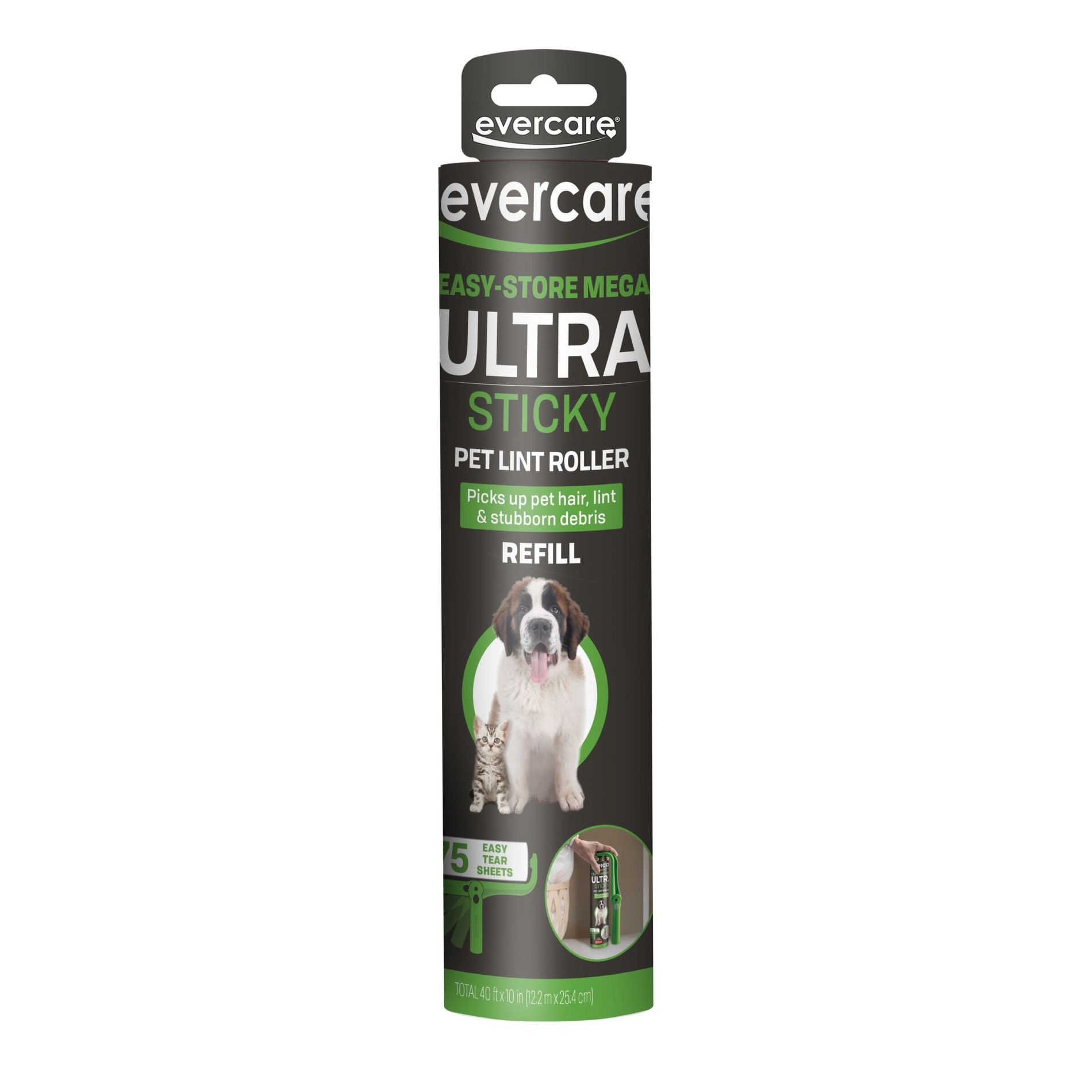 Evercare Mega Lint Roller Refill - 75ct