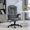 Okak Massage Computer Chair with 6 Point Vibration, Reclining Swivel Chair with Padding Armrest and Remote, Criss Cross Chair for Study, Office - 2 of 4