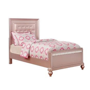 Twin Coleman Upholstered Bed Rose Gold - HOMES: Inside + Out