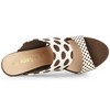 Allegra K Women's Open Toe Polka Dots Stiletto Heel Slides Sandals - 4 of 4