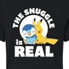 Women's - Pokémon - The Snuggle Is Real Pikachu And Piplup Cropped Graphic T-Shirt - 2 of 4