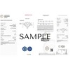 Pompeii3 3Ct Certified Platinum Solitaire Oval Lab Created Diamond Engagement Ring - Size 7 - 4 of 4