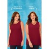 Catherines Women's Plus Size Suprema Studio Reversible Tank - 3 of 4