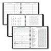 Weekly Vertical-Column Appointment Book Ruled for Hourly Appointments, 8.75 x 7, Black Cover, 13-Month: Jan 2026 to Jan 2027 - 4 of 4