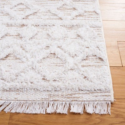 Augustine AGT758 Machine Made Indoor Area Rug - Ivory/Beige - 6'-4"x6'-4" - Safavieh