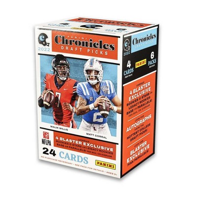 2022 Panini NFL Chronicles Draft Picks Football Trading Card Blaster Box