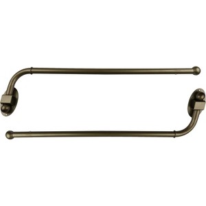 Urbanest Swing Arm Curtain Drapery Rod, 0.75" Dia, 14" to 24" - 1 of 4