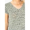 Women's Cheetah Print T-Shirt - Look Mode USA - 3 of 3