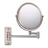 Aptations Mirror Image Double Arm Wall Mirror, 7.75-Inch Diameter, 1X and 5X Magnification - 4 of 4