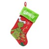 How The Grinch Stole Christmas Applique Holiday Stocking 20" - 2 of 3