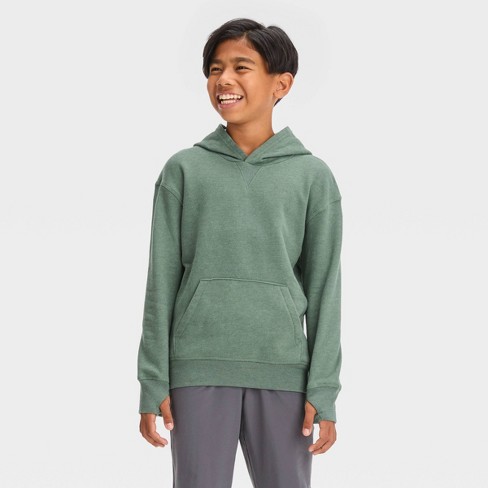 Boys' Premium Fleece hoodie - All In Motion™ North Green Xs : Target