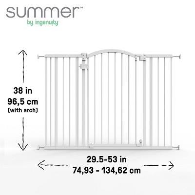 Summer by Ingenuity The Thruway 53W Series Gate - White
