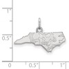 Black Bow Jewelry Sterling Silver East Carolina Pirates NCAA Extra Small Pendant - 2 of 3