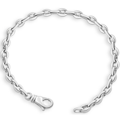 Pompeii3 Men's 14k Gold (18gram) or Platinum (33gram) 5.5mm Link Bracelet 8.5"
