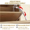 Rattan Shoe Storage Cabinet with 2 Flip Drawers and 2 Drawers, Narrow Shoe Organizer for Entryway Hallway, Living Room - 3 of 4