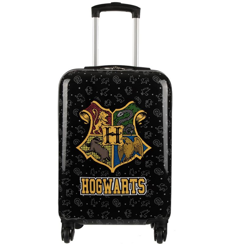 20" Harry Potter ABS Carry-on Luggage with PC Film, Black Crest OSFA, 1 of 7