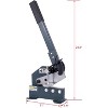 Garvee 6'' Sheet Metal Shears Manual Mounting Type Metal Cutter Scissors High Precision Manual Shearing Machine For Crafts Thick Steel Crafting Gray - 2 of 4