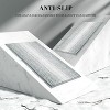 Attop Bathroom Rugs and Mats Sets, 2 Piece Thick Absorbent Chenille Non Slip, Soft Shaggy Floor Mats - 2 of 4