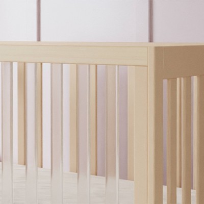 Washed Natural Pine and Acrylic 3-in-1 Convertible Crib