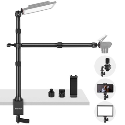 NEEWER TL253A+DS001 Tabletop Overhead Camera Mount Stand : Target