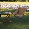 Tangkula Ultra-Lightweight Camping Chair Portable Lawn Chair w/Triangular Aluminum Frame - 3 of 4