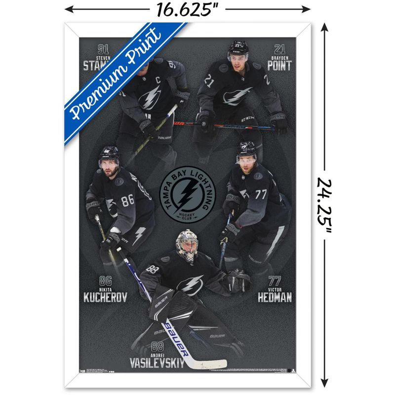 Trends International NHL Tampa Bay Lightning - Team 19 Framed Wall Poster Prints, 3 of 7