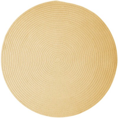 Colonial Mills Boca Raton - Pale Banana 7 Ft round Round Rug Indoor/Outdoor 100% Polypropylene