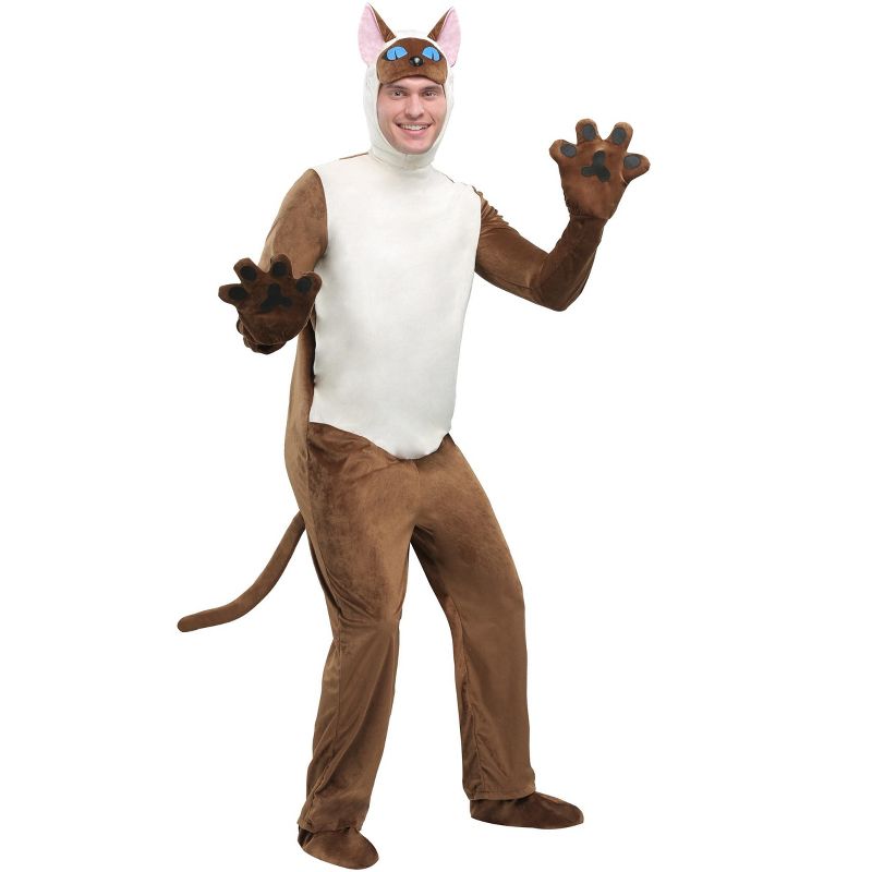 HalloweenCostumes.com Siamese Cat Adult Costume, 1 of 2