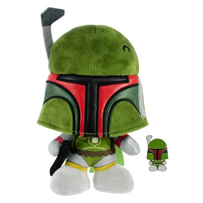 Seven20 Star Wars Boba Fett Stylized 7 Inch Plush With Enamel Pin