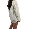Women's Button Down Poplin Shirt - NIA - 2 of 4