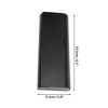 Unique Bargains Portable Eyeglasses Case 6.1"x2.4"x1.22" Black 1 Pc - 4 of 4