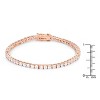Slickblue Classic 5.75ct CZ Tennis Bracelet in Rose Gold, 7-Inch Bracelet for Women - 2 of 3