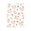 Hudson Baby Infant Girl Cotton Flannel Burp Cloths Bundle, Neutral Pink Floral, One Size - 3 of 4