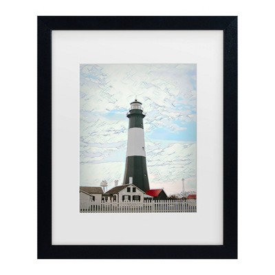 Trademark Fine Art Watson-Hall Tybee Island Light Station and Museum Georgia USA Matted Framed Art