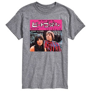 Men's - Sonny and Cher - The Beat Goes On Kanji Short Sleeve Graphic T-Shirt - 1 of 4
