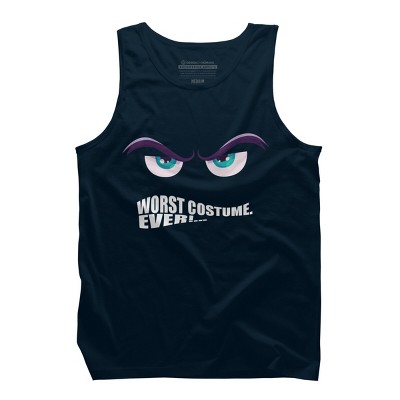 Men's Design By Humans Worst Costume Ever (Halloween) By Editive Tank Top