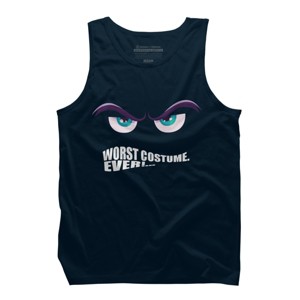Men's Design By Humans Worst Costume Ever (Halloween) By Editive Tank Top - 1 of 3