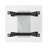 Darvette Glass-Top End Table - CK1221202 - Black - SEI - 4 of 4
