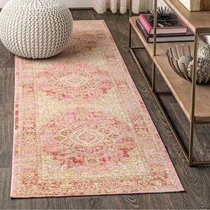 Khilana Floral Medallion Area Rug  - JONATHAN Y - 1 of 4