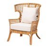 bali & pari Regina Rattan Arm Chair Light Honey - 2 of 4