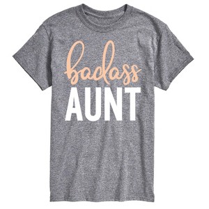 Men's - Instant Message - Badass Aunt Short Sleeve Graphic T-Shirt - 1 of 4