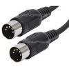 Monoprice MIDI Cable - 15 Feet - Black | With Keyed 5-pin DIN Connector, Molded Connector Shells - 2 of 2