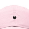 Dalix Heart Embroidered Cotton Summer Outdoor Baseball Cap Dad Hat Womens - 2 of 4