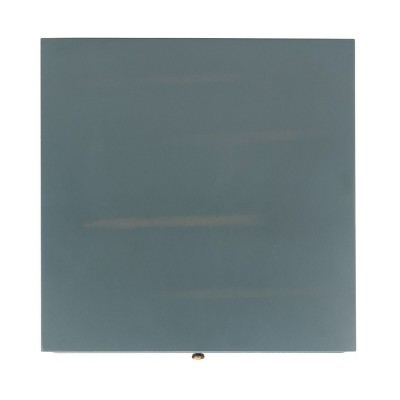 Transitional Blue-Gray 2-Drawer Nightstand in Steel Teal