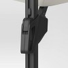 11' Round Offset Solar Outdoor Patio Cantilever Umbrella with Black Pole - Threshold™ - 4 of 4