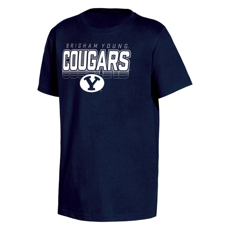 NCAA BYU Cougars Boys&#39; Core T-Shirt, 1 of 4