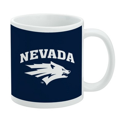 University of Nevada Reno Primary Logo Ceramic Coffee Mug Novelty Gift Mugs for Coffee Tea and Hot Drinks 11oz White