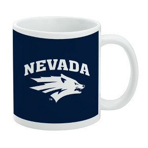 University of Nevada Reno Primary Logo Ceramic Coffee Mug Novelty Gift Mugs for Coffee Tea and Hot Drinks 11oz White - 1 of 4