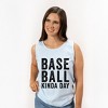 Simply Sage Market Women's Baseball Kinda Day Garment Dyed Heavy Weight Tank - 2 of 2